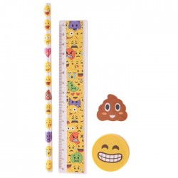 Set Papeterie Smiley Caca