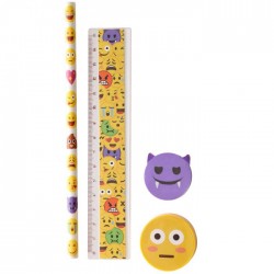 Set Papeterie Smiley Diable