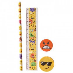 Set Papeterie Smiley Colère