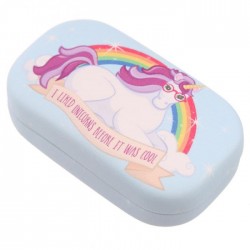 Etui à Lentilles de Contact - Licorne Violette 
