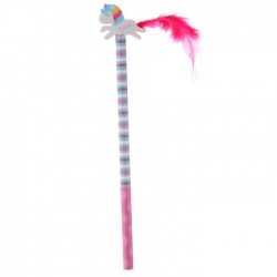 Crayon à Papier et Gomme Licorne Queue Rose