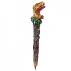 Stylo Dinosaure T-REX Marron