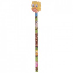 Crayon et Gomme Hibou (Jaune)