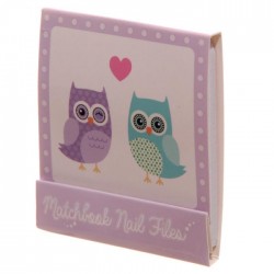 Limes à Ongles Hiboux Amoureux - Etui Violet