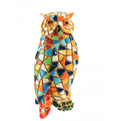 Magnet Hibou Mosaïque