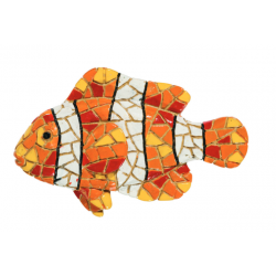 Magnet Poisson Clown Mosaïque