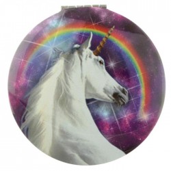 Miroir Rond Licorne 