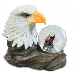 Boule de Neige Aigle avec Tête