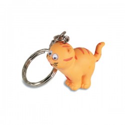 Porte-Clés Chat Rigolo Yeux Mobiles 1