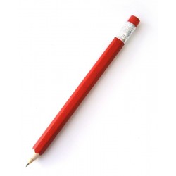 Stylo à Bille en Bois Rouge