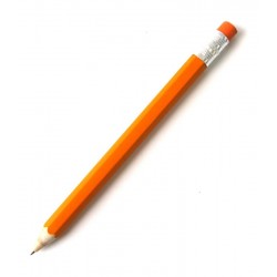 Stylo à Bille en Bois Orange