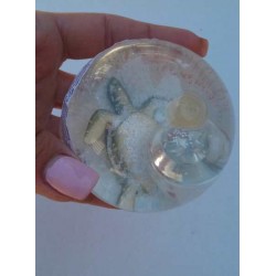 Balle Rebondissante Lumineuse Tortue (Blanc)