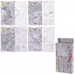 Coloriage Adulte - Animaux du Zoo