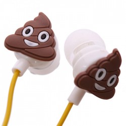 Ecouteurs Smiley Emoti Caca