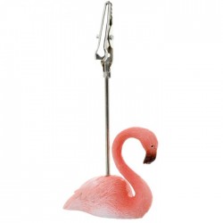Porte Mémo & Carte Flamant Rose