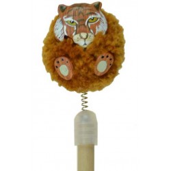 Crayon à Papier Pompon Tigre en bois 