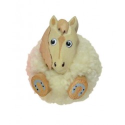 Magnet Pompon Cheval Bois