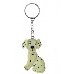 Porte-Clés Dalmatien en Bois