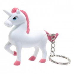 Porte-Clés Lumineux et Sonore Licorne