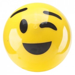 Balle Rebondissante Lumineuse plastique Smiley "Clin d'Oeil"