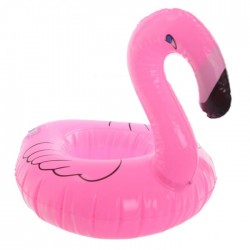 Porte-Boisson Gonflable Flamant Rose