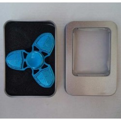 Hand Spinner Bouclier Médiéval Bleu