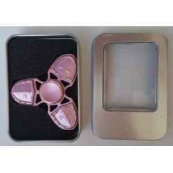 Hand Spinner Bouclier Médiéval Rose