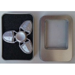 Hand Spinner Bouclier Médiéval Argent