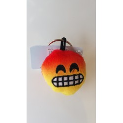 Porte-clés Moelleux Smiley Emoti Enervé Grrrr avec Son 