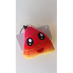 Porte-clés Moelleux Smiley Emoti Timide avec Son 