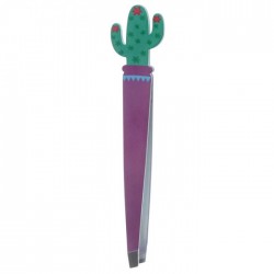 Pince à épiler Violette Cactus