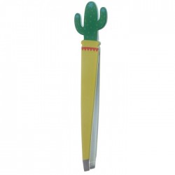 Pince à épiler Jaune Cactus