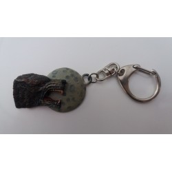 Porte-clés Loup Garou Lune