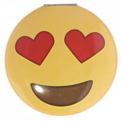 Miroir Smiley Emoti Coeurs