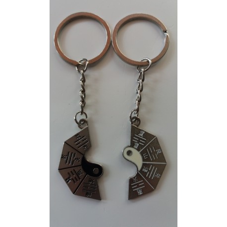 Porte-clés Yin Yang Cadran Best Friend