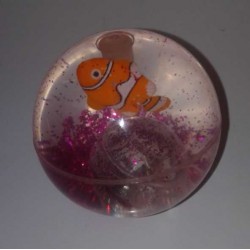 Balle Rebondissante Lumineuse Poisson Clown (Violet)