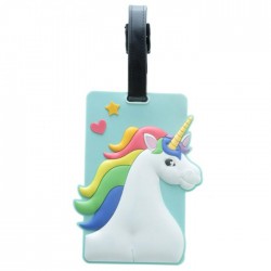 Etiquette pour Bagage - Licorne 