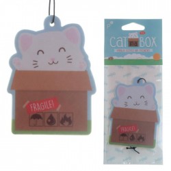 Désodorisant Chat dans Carton - Parfum Vanille