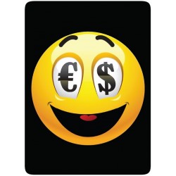 Sticker Cleaner Smiley Emoti Dollar