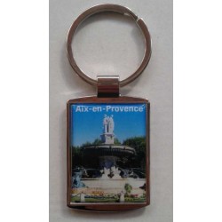 Porte-Clés Métal Aix en Provence "La Rotonde"