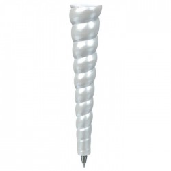 Stylo Corne de Licorne "Blanc Nacré"