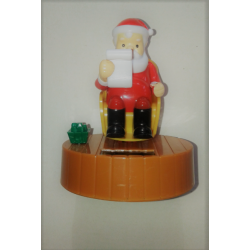 Figurine Solaire Père Noël Fauteuil