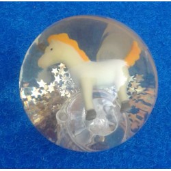 Balle Rebondissante Lumineuse Licorne (Orange) 