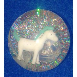 Balle Rebondissante Lumineuse Licorne (Vert) 