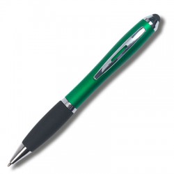 Stylet-Stylo 2 en 1 en plastique Vert