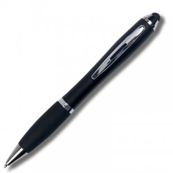 Stylet-Stylo 2 en 1 en plastique Noir