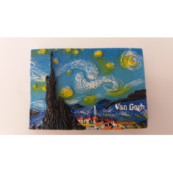 Magnet Résine "La Nuit Etoilée" Van Gogh 04