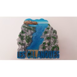 Magnet Résine Les Calanques 01