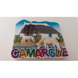 Magnet Résine Camargue 2 Chevaux