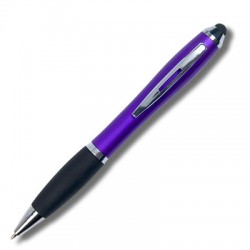 Stylet-Stylo 2 en 1 en plastique Violet